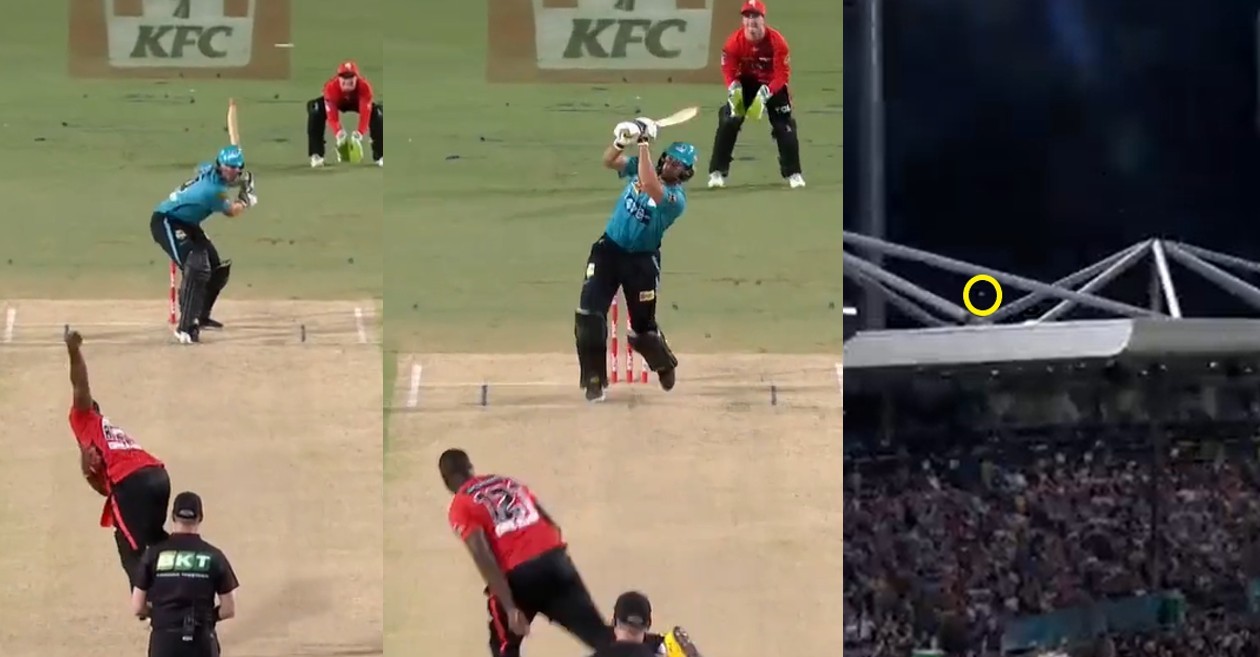 Ross Whiteley hit a monstrous six in BBL 12