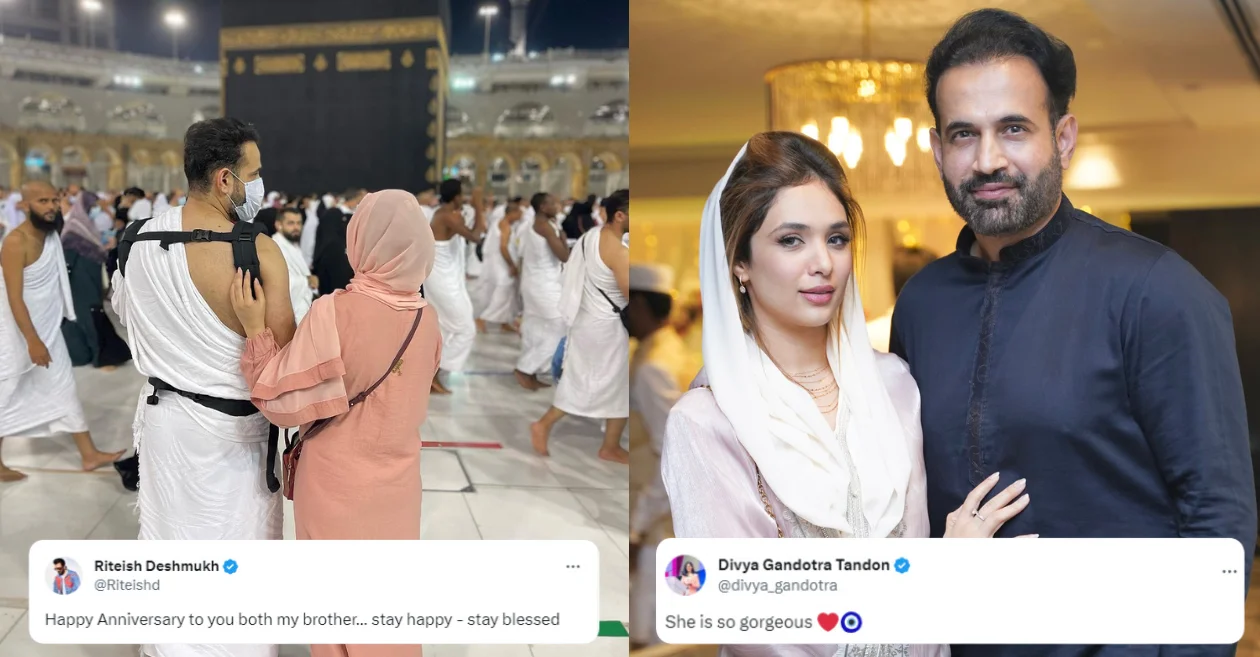 Irfan Pathan reveals wife Safa Baig's face on 8th marriage anniversary