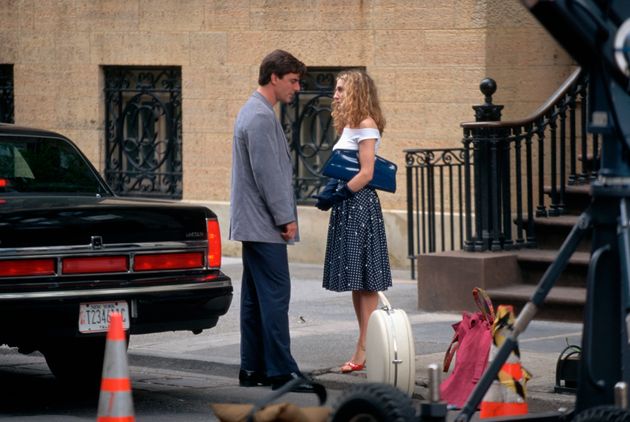 Chris Noth and Sarah Jessica Parker in the first series of Sex And The City