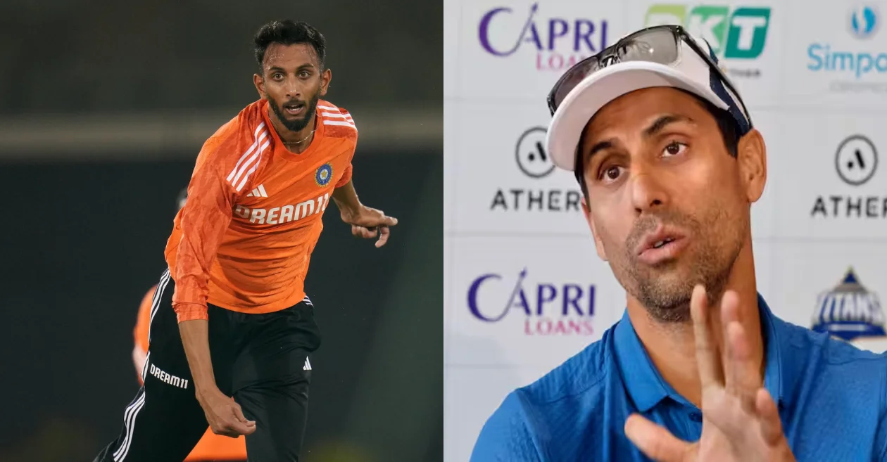 Prasidh Krishna and Ashish Nehra