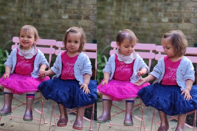 Laura Rana's 20-month-old twins