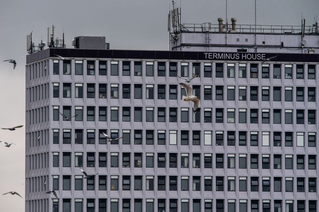 Terminus House, a disused office building now being used for social housing, has come under some criticism for its 
