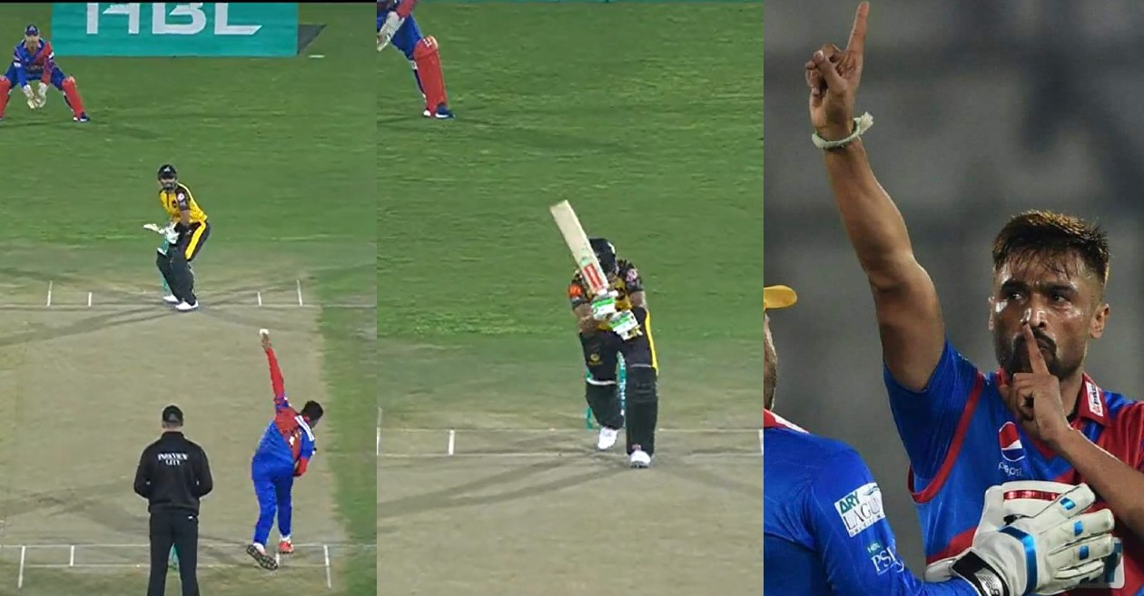 Mohammad Amir removes Babar Azam