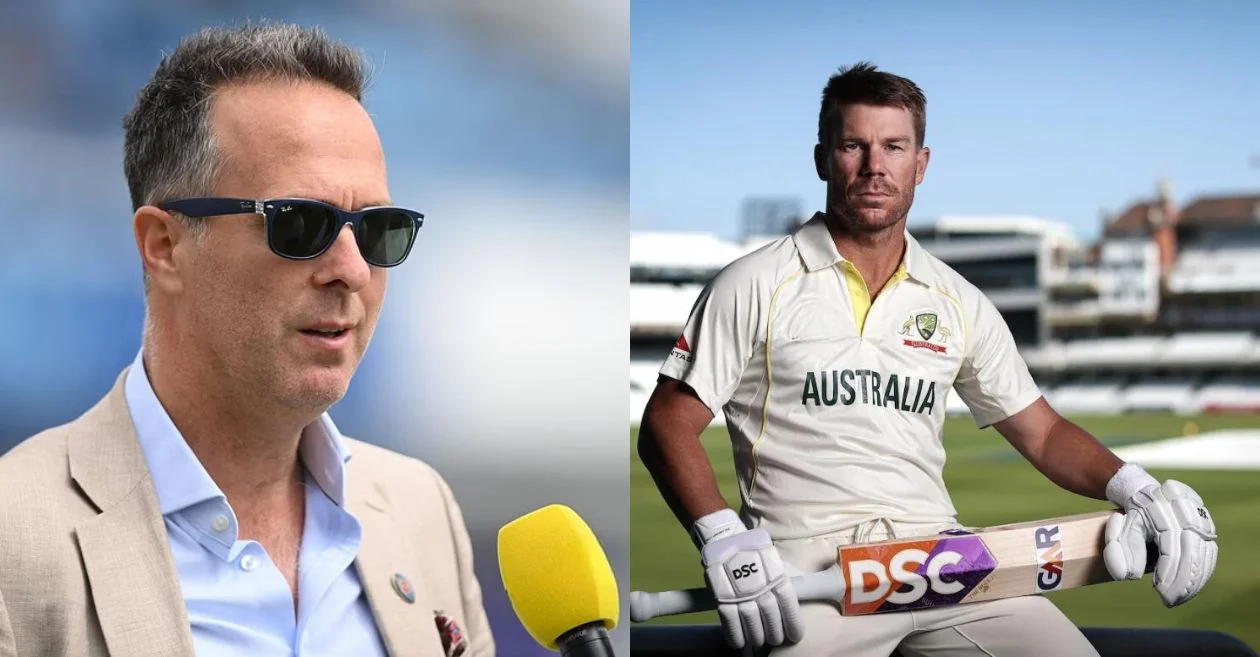 Michael Vaughan and David Warner