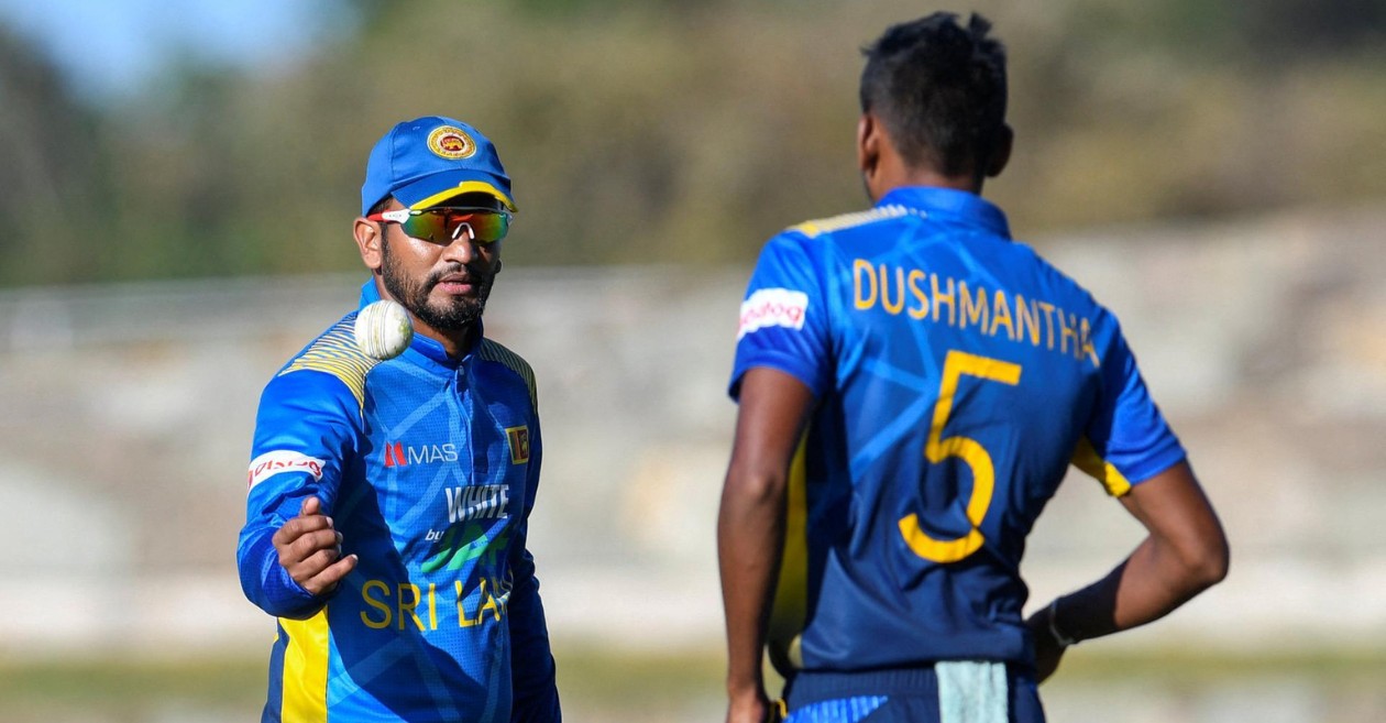 Dimuth Karunaratne and Dushmantha Chameera