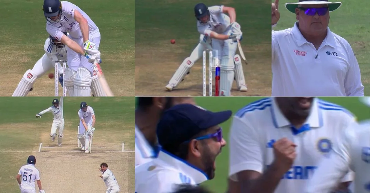Rohit Sharma and Kuldeep Yadav's well-judged DRS call sees the end of Zak Crawley