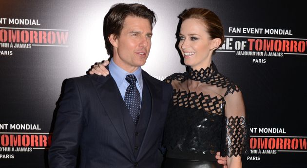 Tom Cruise and Emily Blunt pictured in 2014